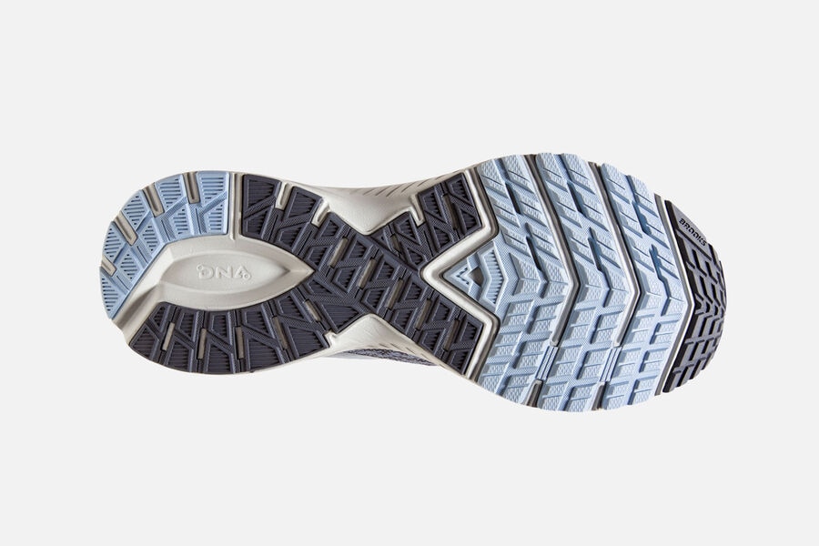 Brooks Indonesia Launch 7 Road Running Shoes Womens - Grey/Blue - 21SGXFUNB